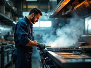 Causas del humo excesivo en parrillas industriales